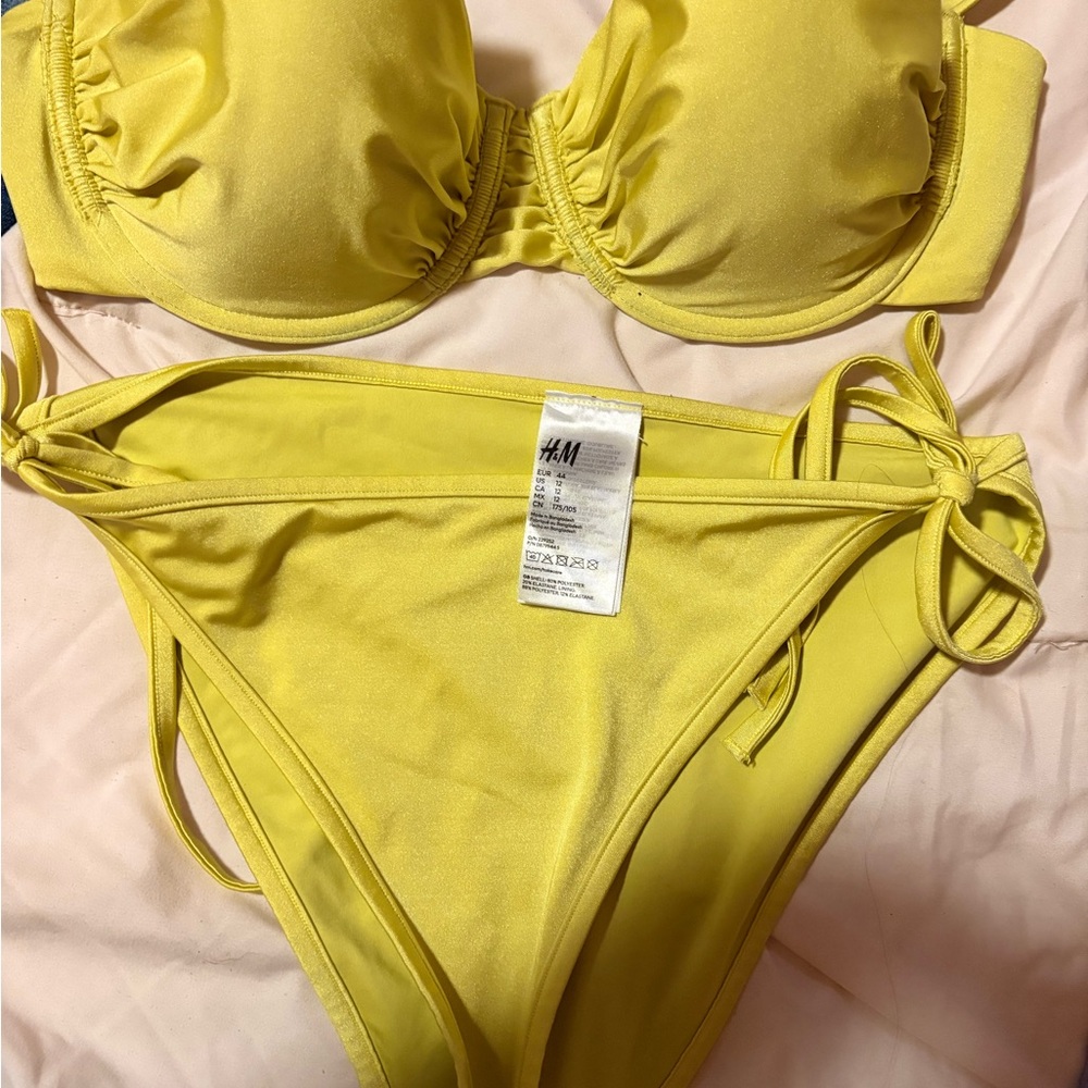 H&M Vibrant Yellow Bikini Set